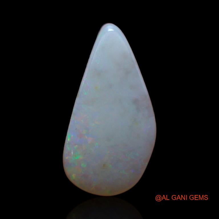 Natural Untreated Fire Opal Loose Gemstone Fancy Cabochon From Australia 2.30 Cts 15x7x3 mm A-493