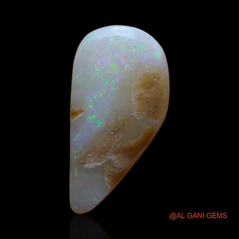 Natural Untreated Fire Opal Loose Gemstone Fancy Cabochon From Australia 2.30 Cts 15x7x3 mm A-493