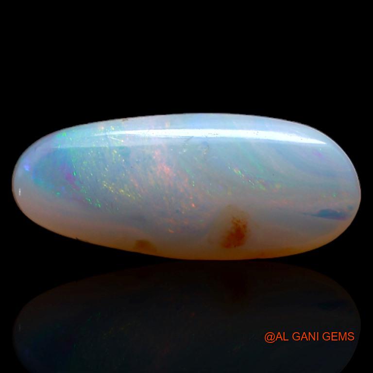 2.30 Cts Natural Australian Fire Opal Loose Gemstone Fancy Cabochon 15x8x3 mm A-495