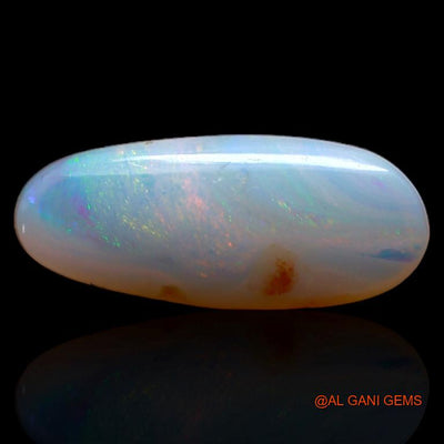 2.30 Cts Natural Australian Fire Opal Loose Gemstone Fancy Cabochon 15x8x3 mm A-495