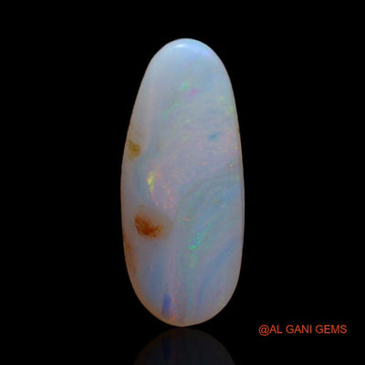 2.30 Cts Natural Australian Fire Opal Loose Gemstone Fancy Cabochon 15x8x3 mm A-495