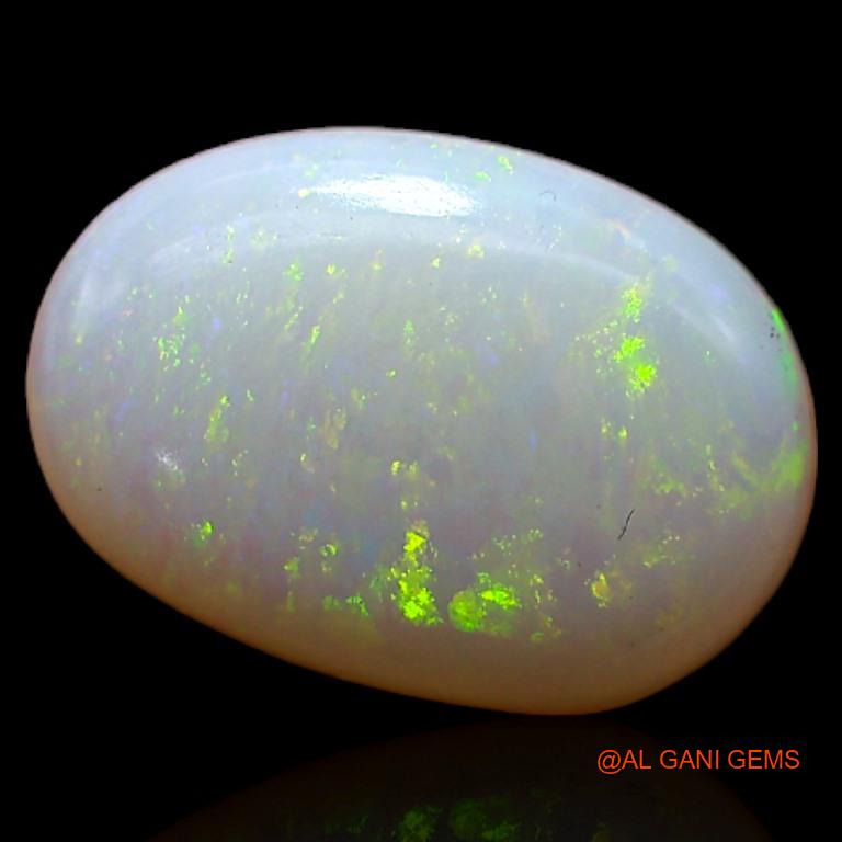 1.60 Cts Natural Australian Fire Opal Loose Gemstone Oval Cabochon 11x7x2 mm A-496