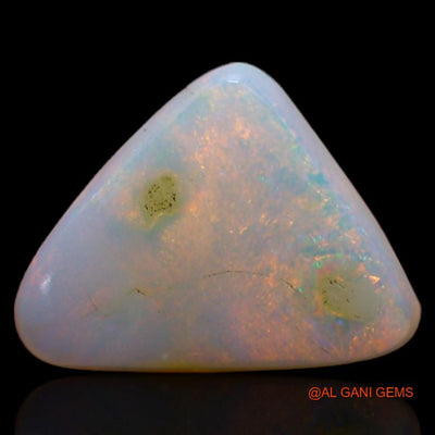 Natural Fire Opal Gemstone 2.05 Cts Loose Trillion Cabochon From Australia 12x9x3 mm A-498