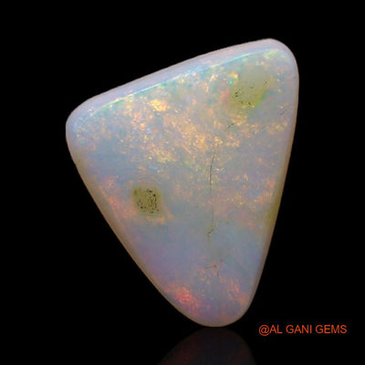 Natural Fire Opal Gemstone 2.05 Cts Loose Trillion Cabochon From Australia 12x9x3 mm A-498