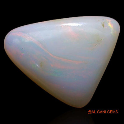 Natural Fire Opal Gemstone 2.05 Cts Loose Trillion Cabochon From Australia 12x9x3 mm A-498