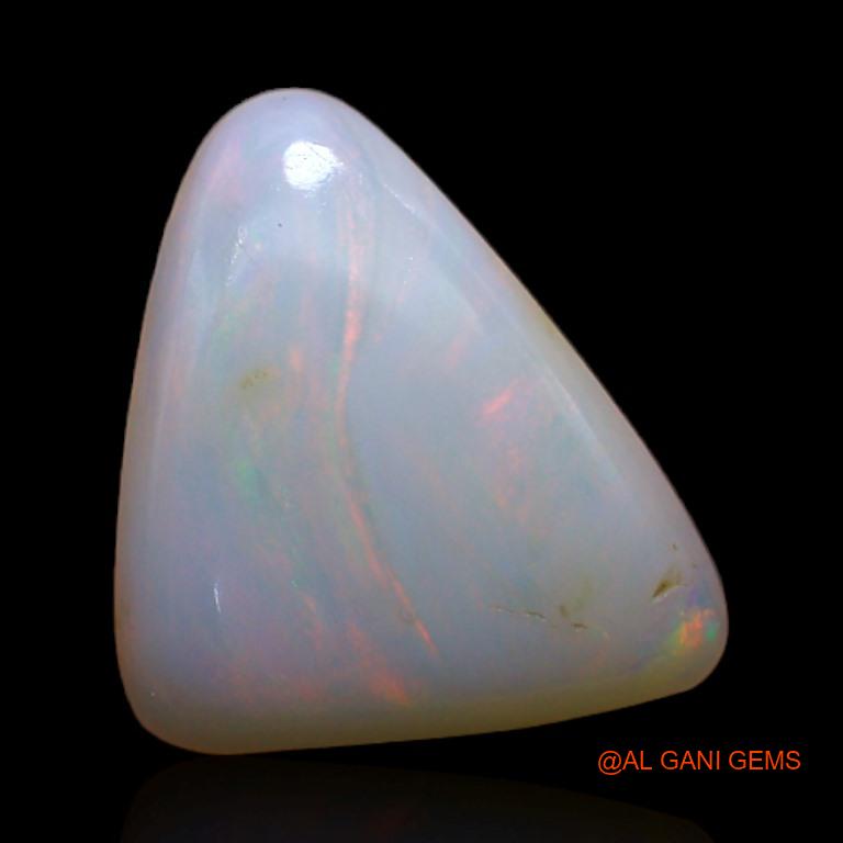 Natural Fire Opal Gemstone 2.05 Cts Loose Trillion Cabochon From Australia 12x9x3 mm A-498