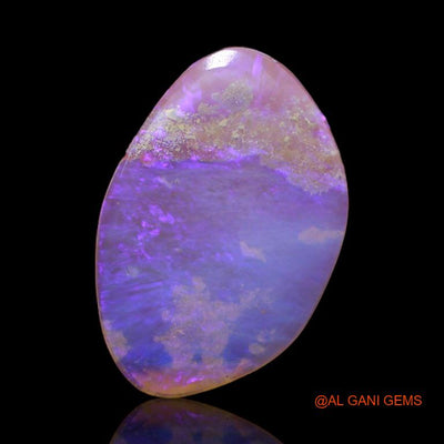 3.25 Cts Unheated Australian Fire Opal Loose Gemstone Fancy Cabochon Natural 19x12x2 mm A-501
