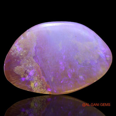 3.25 Cts Unheated Australian Fire Opal Loose Gemstone Fancy Cabochon Natural 19x12x2 mm A-501