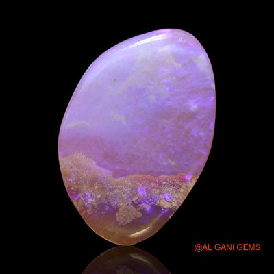 3.25 Cts Unheated Australian Fire Opal Loose Gemstone Fancy Cabochon Natural 19x12x2 mm A-501