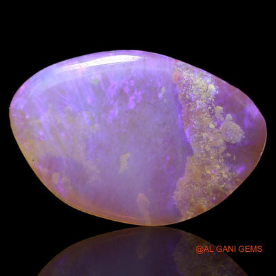 3.25 Cts Unheated Australian Fire Opal Loose Gemstone Fancy Cabochon Natural 19x12x2 mm A-501