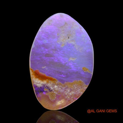 3.25 Cts Unheated Australian Fire Opal Loose Gemstone Fancy Cabochon Natural 19x12x2 mm A-501