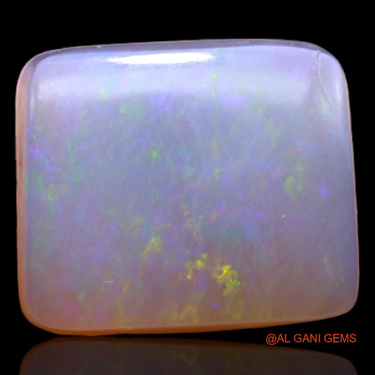 4.50 Cts Natural Australian Fire Opal Loose Gemstone Square Cabochon 10x9x5 mm A-502