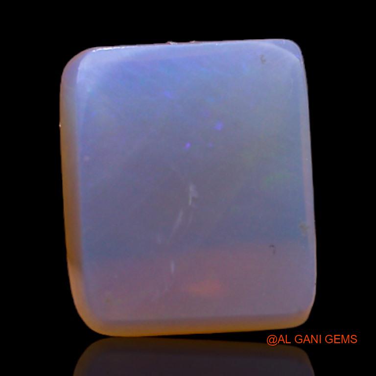 4.50 Cts Natural Australian Fire Opal Loose Gemstone Square Cabochon 10x9x5 mm A-502