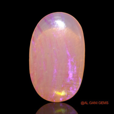3.65 Cts Natural Australian Fire Opal Oval Cabochon Loose Gemstone For Jewelry 17x10x3 mm A-504