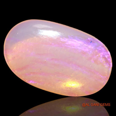 3.65 Cts Natural Australian Fire Opal Oval Cabochon Loose Gemstone For Jewelry 17x10x3 mm A-504