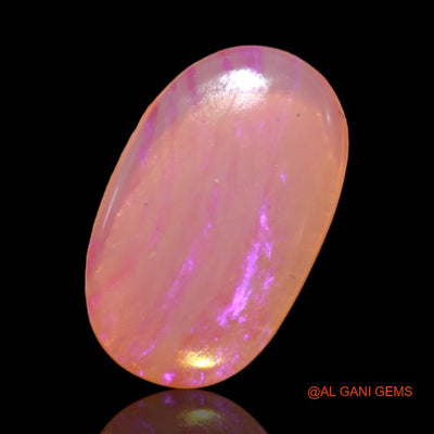 3.65 Cts Natural Australian Fire Opal Oval Cabochon Loose Gemstone For Jewelry 17x10x3 mm A-504