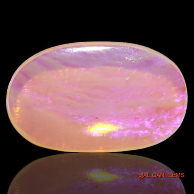 3.65 Cts Natural Australian Fire Opal Oval Cabochon Loose Gemstone For Jewelry 17x10x3 mm A-504