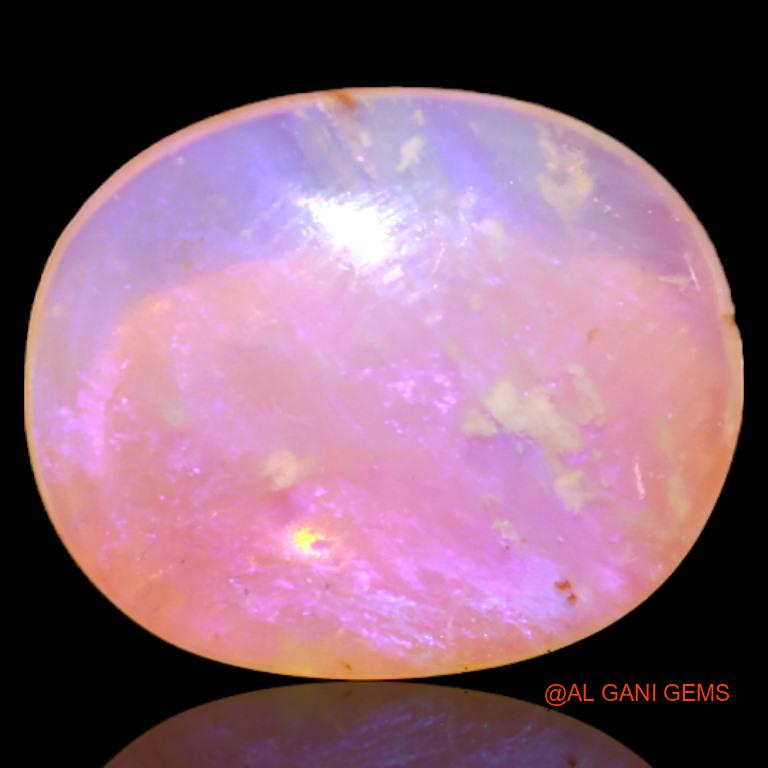 5.50 Cts Natural Australian Fire Opal Loose Gemstone Oval Cabochon 16x13x4 mm A-505