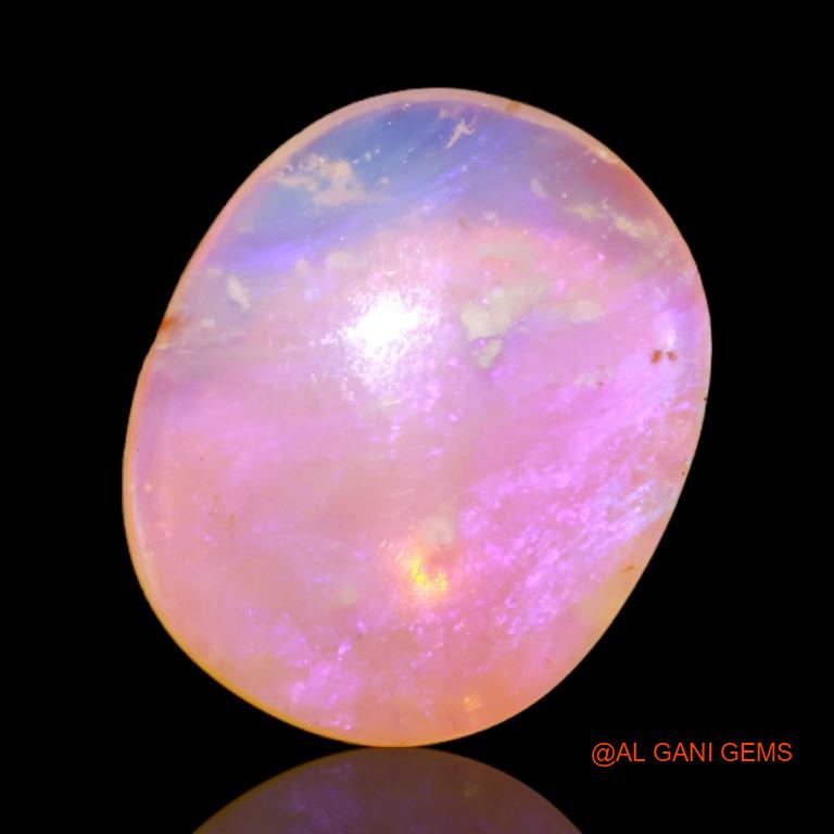 5.50 Cts Natural Australian Fire Opal Loose Gemstone Oval Cabochon 16x13x4 mm A-505