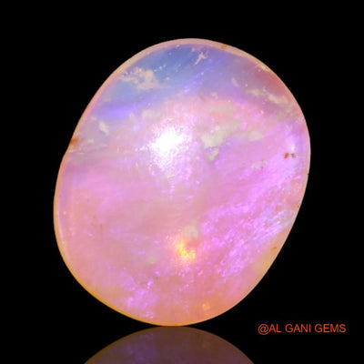 5.50 Cts Natural Australian Fire Opal Loose Gemstone Oval Cabochon 16x13x4 mm A-505