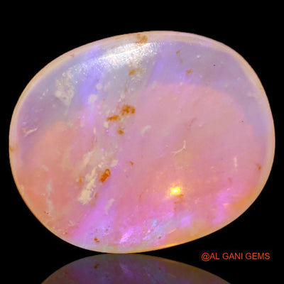 5.50 Cts Natural Australian Fire Opal Loose Gemstone Oval Cabochon 16x13x4 mm A-505
