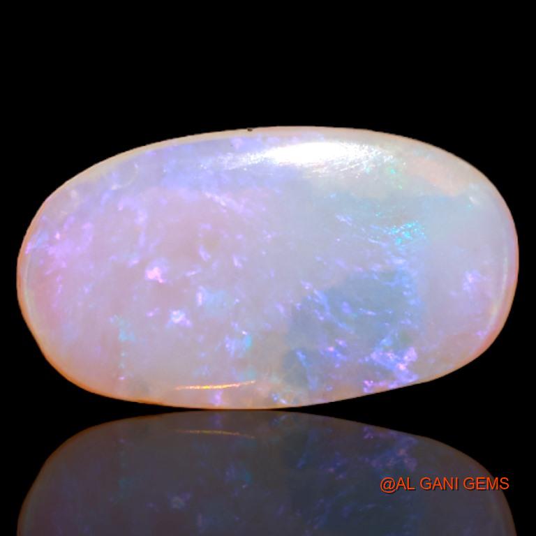 Natural Untreated Fire Opal Loose Gemstone Oval Cabochon From Australia 2.70 Cts 16x9x2 mm A-506