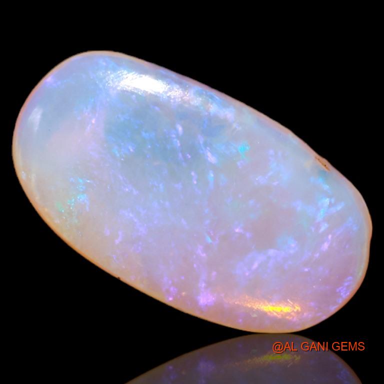 Natural Untreated Fire Opal Loose Gemstone Oval Cabochon From Australia 2.70 Cts 16x9x2 mm A-506