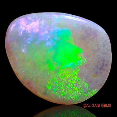 1.35 Cts Natural Australian Fire Opal Loose Gemstone Fancy Cabochon 11x9x1 mm A-507