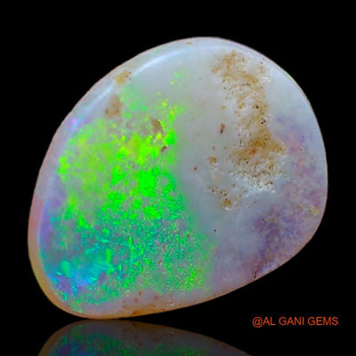 1.35 Cts Natural Australian Fire Opal Loose Gemstone Fancy Cabochon 11x9x1 mm A-507
