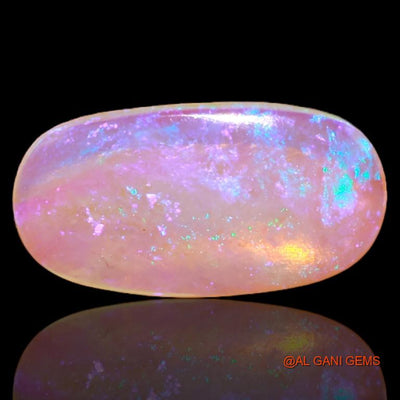 2.40 Cts Natural Australian Fire Opal Loose Gemstone Oval Cabochon 15x8x2 mm A-510