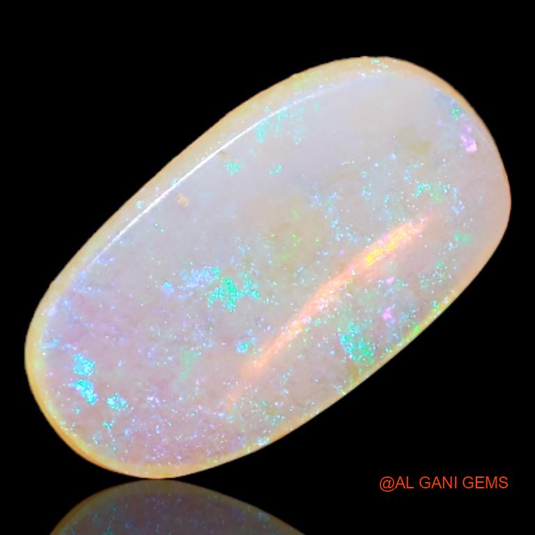 1.80 Cts Natural Australian Fire Opal Loose Gemstone Oval Cabochon 13x7x2 mm A-511