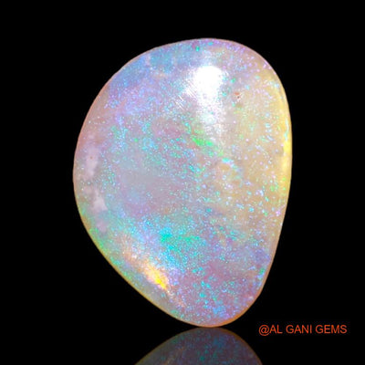 1.85 Cts Unheated Australian Fire Opal Loose Gemstone Fancy Cabochon Natural 13x10x2 mm A-512