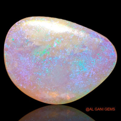 1.85 Cts Unheated Australian Fire Opal Loose Gemstone Fancy Cabochon Natural 13x10x2 mm A-512