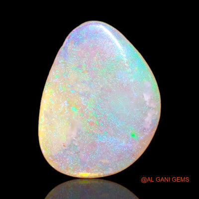 1.85 Cts Unheated Australian Fire Opal Loose Gemstone Fancy Cabochon Natural 13x10x2 mm A-512