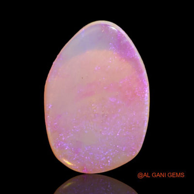 Natural Untreated Fire Opal Loose Gemstone Fancy Cabochon From Australia 2.05 Cts 15x10x1 mm A-515