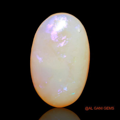3.65 Cts Natural Australian Fire Opal Oval Cabochon Loose Gemstone For Jewelry 14x9x4 mm A-516