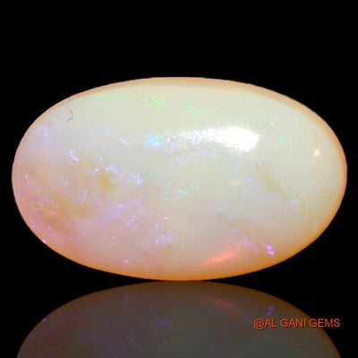 3.65 Cts Natural Australian Fire Opal Oval Cabochon Loose Gemstone For Jewelry 14x9x4 mm A-516