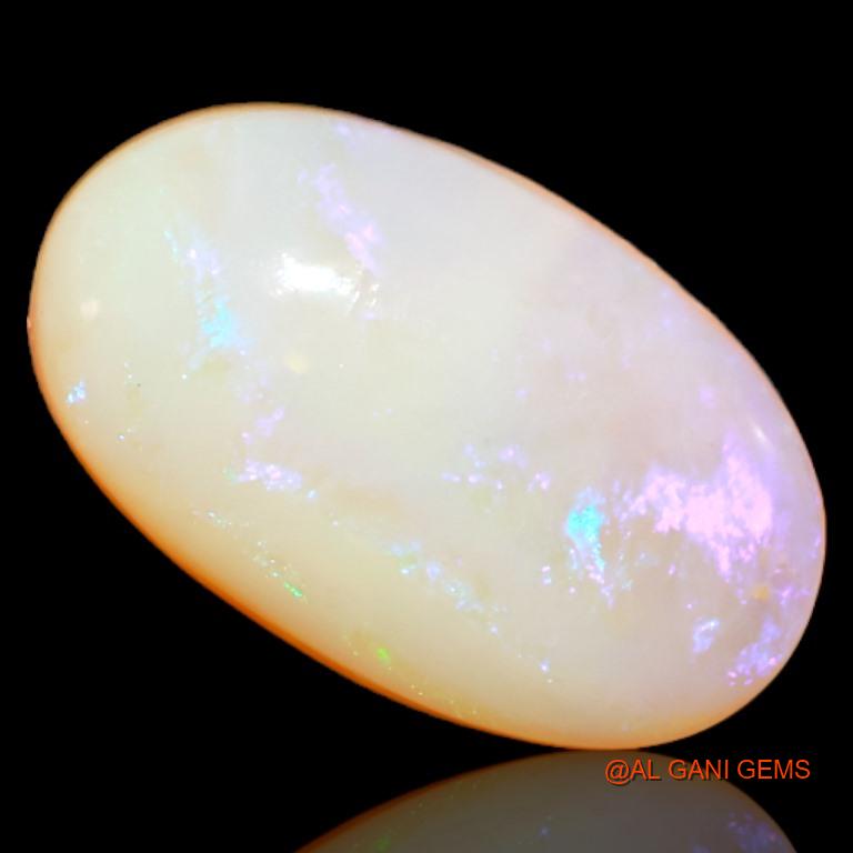 3.65 Cts Natural Australian Fire Opal Oval Cabochon Loose Gemstone For Jewelry 14x9x4 mm A-516