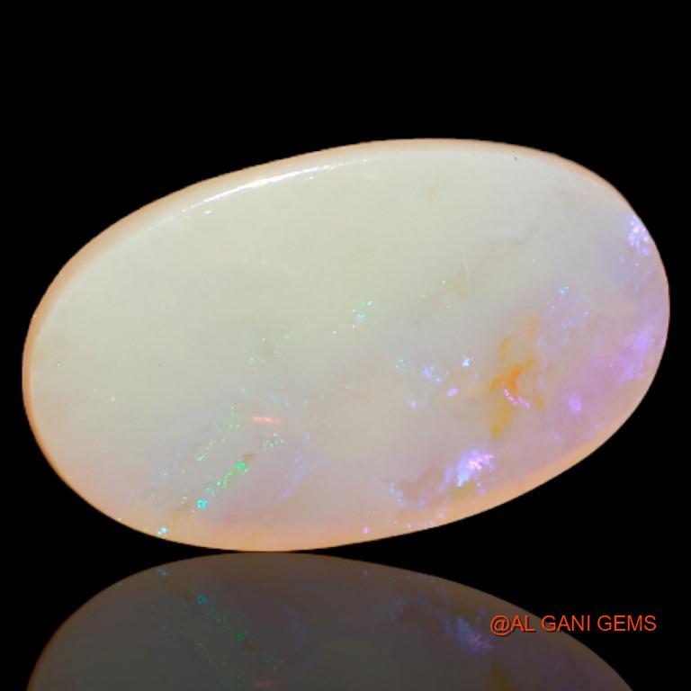 3.65 Cts Natural Australian Fire Opal Oval Cabochon Loose Gemstone For Jewelry 14x9x4 mm A-516