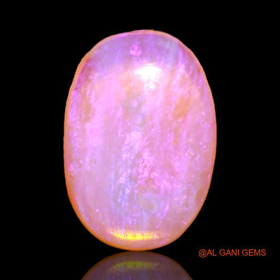 Natural Untreated Fire Opal Loose Gemstone Oval Cabochon From Australia 2.55 Cts 13x9x2 mm A-517
