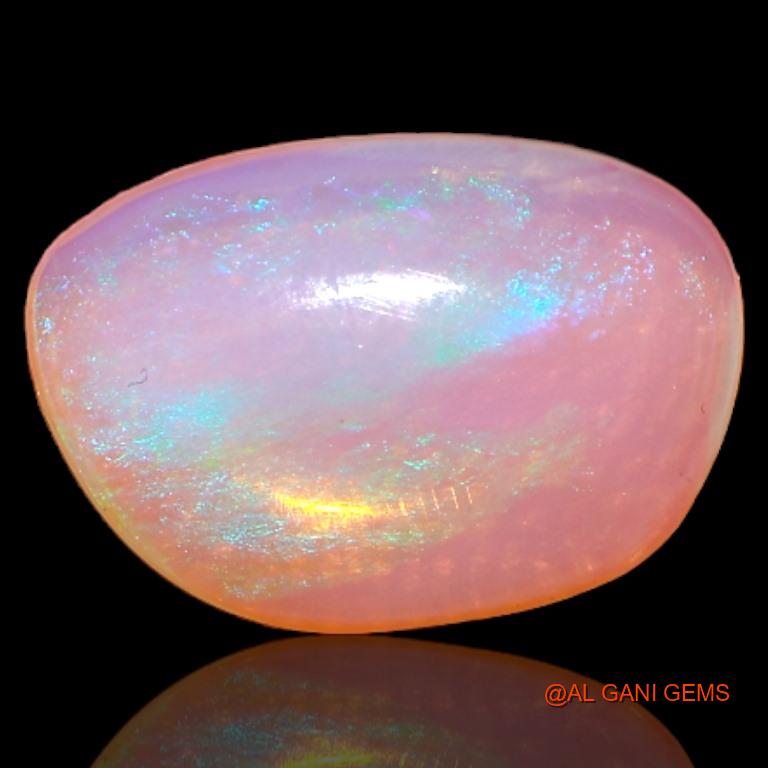2.65 Cts Unheated Australian Fire Opal Loose Gemstone Fancy Cabochon Natural 13x9x3 mm A-518