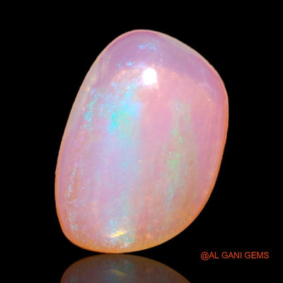 2.65 Cts Unheated Australian Fire Opal Loose Gemstone Fancy Cabochon Natural 13x9x3 mm A-518