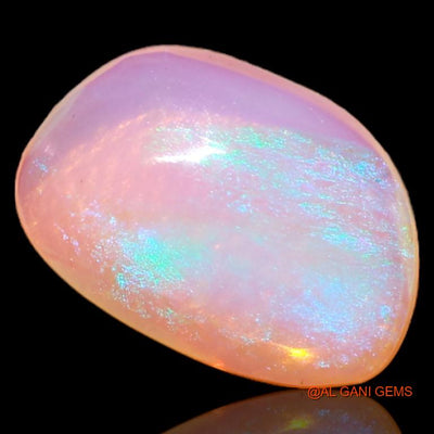 2.65 Cts Unheated Australian Fire Opal Loose Gemstone Fancy Cabochon Natural 13x9x3 mm A-518