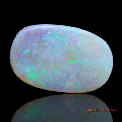 7.90 Cts Natural Australian Fire Opal Fancy Cabochon Loose Gemstone For Jewelry 22x14x3 mm A-51