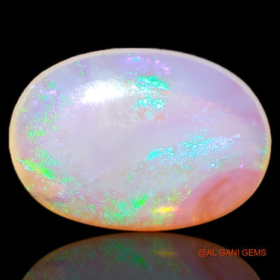 Natural Fire Opal Gemstone 2.05 Cts Loose Oval Cabochon From Australia 12x9x2 mm A-523
