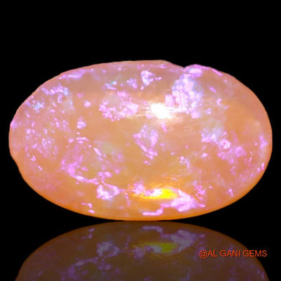 2.35 Cts Natural Australian Fire Opal Oval Cabochon Loose Gemstone For Jewelry 14x8x2 mm A-524
