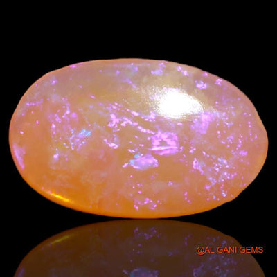 2.35 Cts Natural Australian Fire Opal Oval Cabochon Loose Gemstone For Jewelry 14x8x2 mm A-524