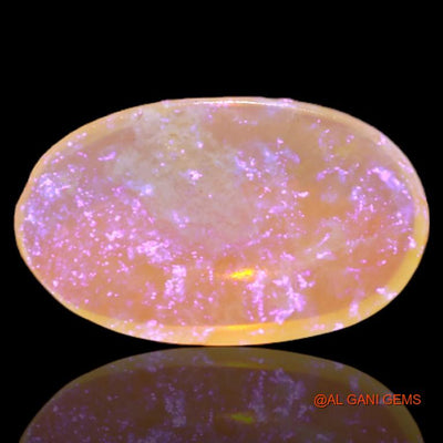 2.35 Cts Natural Australian Fire Opal Oval Cabochon Loose Gemstone For Jewelry 14x8x2 mm A-524