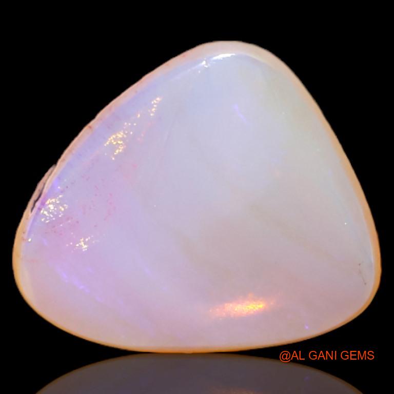 3.15 Cts Natural Australian Fire Opal Fancy Cabochon Loose Gemstone For Jewelry 12x11x3 mm A-528