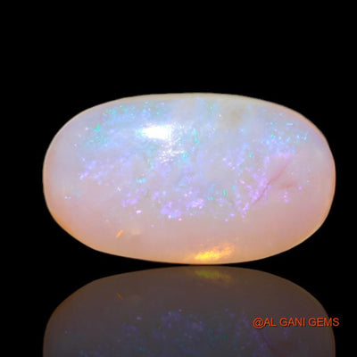 3.10 Cts Natural Australian Fire Opal Loose Gemstone Oval Cabochon 14x8x3 mm A-529